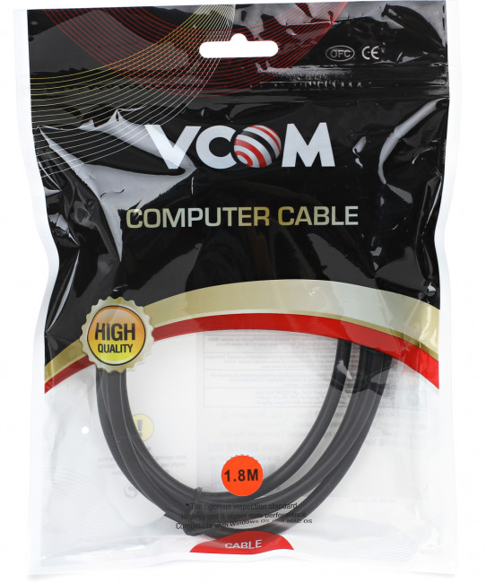 Кабель-переходник DisplayPort M ---> DVI M 1,8м VCOM <CG606-1.8M> VCOM DisplayPort M ---> DVI M 1,8м Кабель-переходник DisplayPort M ---> DVI M 1,8м VCOM <CG606-1.8M> VCOM DisplayPort M ---> DVI M 1,8м