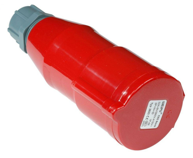 Вилка LANMASTER LAN-IEC-309-32A3P/F Вилка LANMASTER LAN-IEC-309-32A3P/F