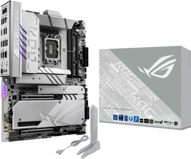 Материнская плата ASUS ROG MAXIMUS Z890 APEX Материнская плата ASUS ROG MAXIMUS Z890 APEX