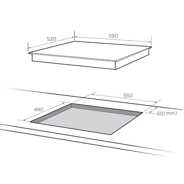 Электрическая варочная поверхность HiLight Midea Midea MCH64140