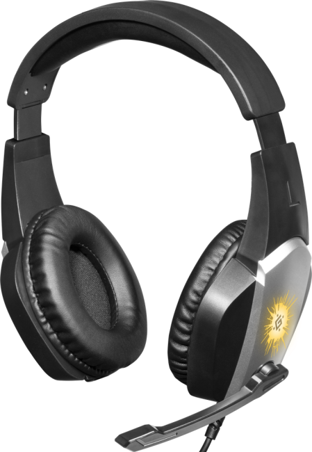 Defender Игровая гарнитура X-Skull черный+серый, провод 2.1 м Defender X-Skull Defender Игровая гарнитура X-Skull черный+серый, провод 2.1 м Defender X-Skull