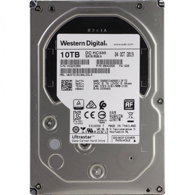 Жесткий диск Western Digital Ultrastar DC HC330 10Tb (WUS721010ALE6L4)