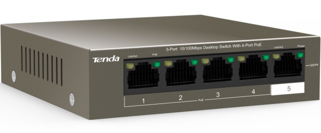 Коммутатор Tenda TEF1105P-4-63W Коммутатор Tenda TEF1105P-4-63W