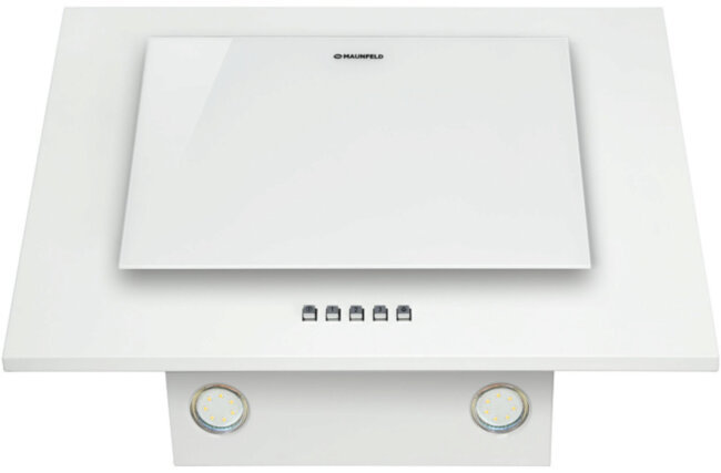 ВЫТЯЖКА MAUNFELD TOWER C 50 белый/БЕЛОЕ стекло Maunfeld TOWER C 50 WHITE