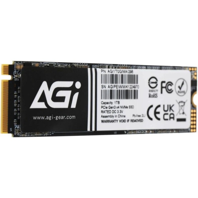 Твердотельный накопитель AGI TECHNOLOGY CO., LTD AGI1T0GIMAI298-CB Твердотельный накопитель AGI TECHNOLOGY CO., LTD AGI1T0GIMAI298-CB