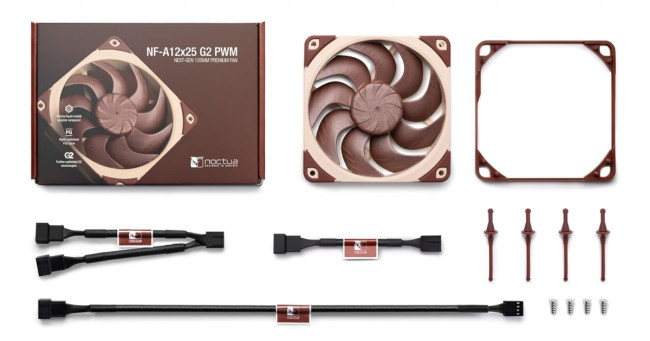 Кулер для корпуса Noctua NF-A12x25 G2 PWM Кулер для корпуса Noctua NF-A12x25 G2 PWM