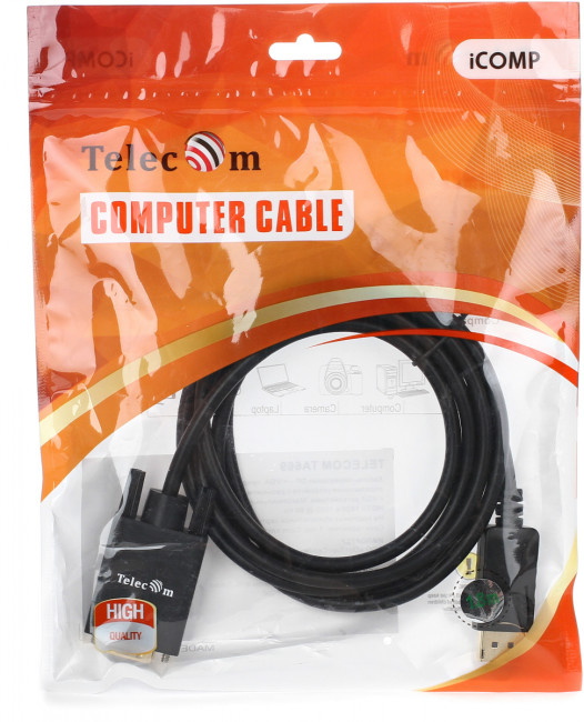 Кабель-переходник DP --> VGA_M/M 1,8м Telecom <TA669-1.8M> Telecom DP --> VGA_M/M 1,8м Кабель-переходник DP --> VGA_M/M 1,8м Telecom <TA669-1.8M> Telecom DP --> VGA_M/M 1,8м