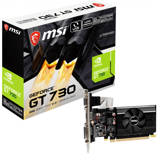 Видеокарта MSI N730K-2GD3 / LP Видеокарта MSI N730K-2GD3 / LP