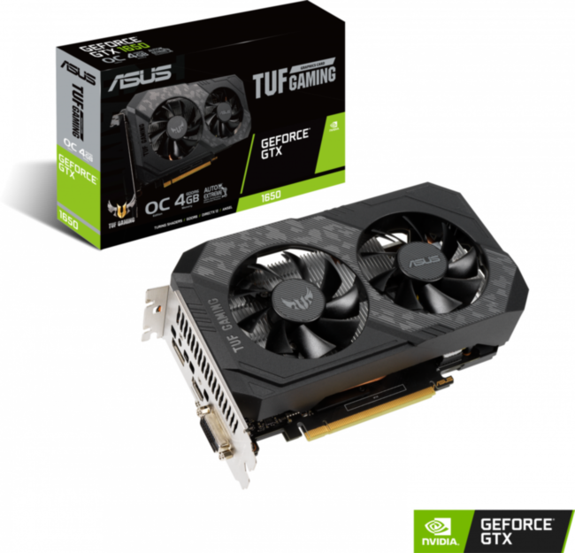 Видеокарта ASUS TUF-GTX1650-O4GD6-P-GAMING Видеокарта ASUS TUF-GTX1650-O4GD6-P-GAMING