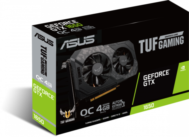 Видеокарта ASUS TUF-GTX1650-O4GD6-P-GAMING Видеокарта ASUS TUF-GTX1650-O4GD6-P-GAMING