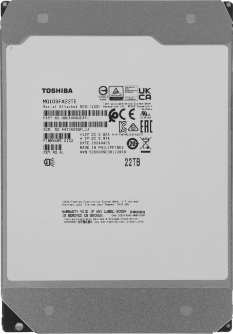 Жесткий диск Toshiba MG10SFA22TE Жесткий диск Toshiba MG10SFA22TE