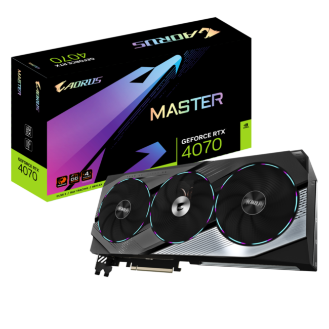 Видеокарта Gigabyte GV-N4070AORUS M-12GD Видеокарта Gigabyte GV-N4070AORUS M-12GD