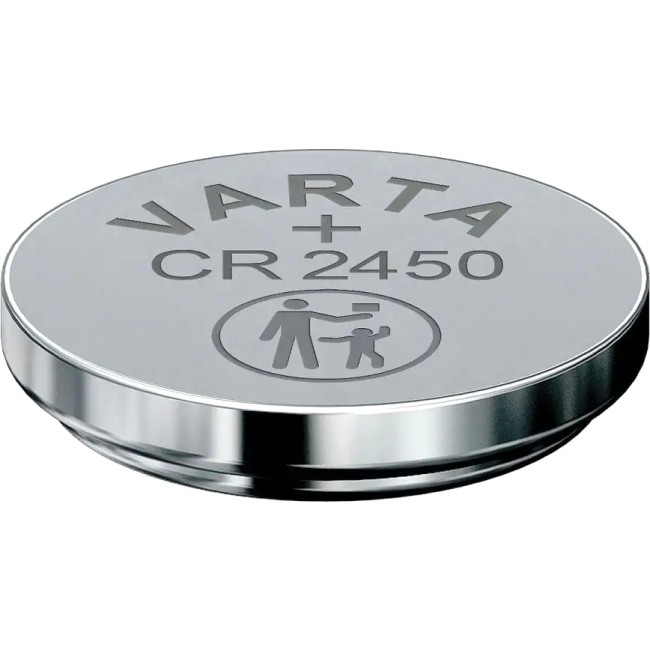Батарейка Varta ELECTRONICS CR2450 BL1 Lithium 3V (6450) (1/10/100) Varta PRIMARY LITHIUM CR2450 (06450101401)