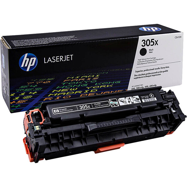 Тонер-картридж HP 305X Black Original LaserJet Toner Cartridge (CE410X)
