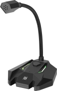 Defender Игровой стрим микрофон Tone GMC 100 USB, LED, провод 1.5 м Defender 64610 Defender Игровой стрим микрофон Tone GMC 100 USB, LED, провод 1.5 м Defender 64610