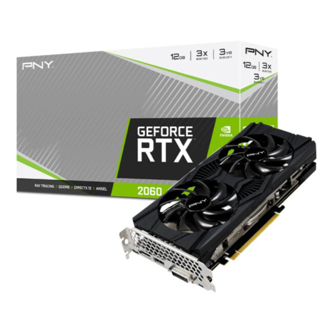 Видеокарта PNY GeForce RTX 2060 12GB REVEL Dual Fan Видеокарта PNY GeForce RTX 2060 12GB REVEL Dual Fan