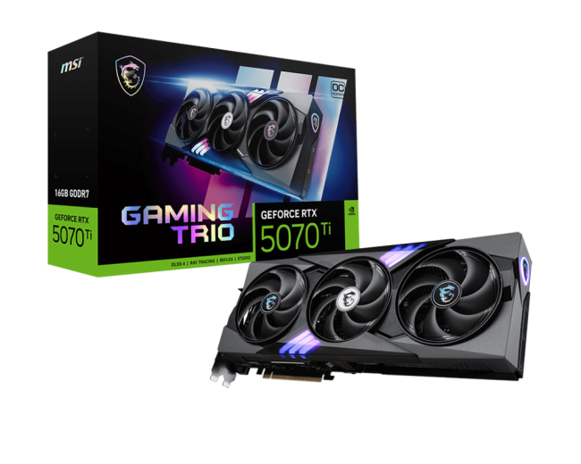 Видеокарта MSI GeForce RTX 5070 Ti