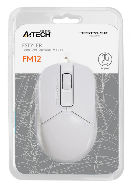 Мышь A4Tech FM12 WHITE Мышь A4Tech FM12 WHITE