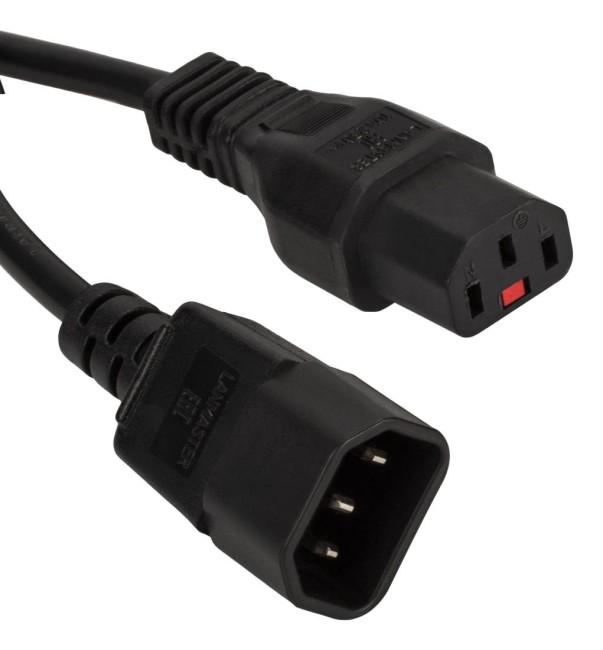 Шнур питания LANMASTER LAN-PP13/14-3.0-BK Шнур питания LANMASTER LAN-PP13/14-3.0-BK