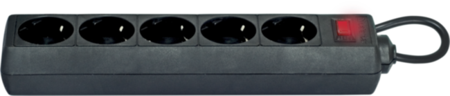 Сетевой фильтр Defender ES 1.8 1,8 м, черный, 5 розеток Defender ES 1.8 (1.8 м, 5 розеток)