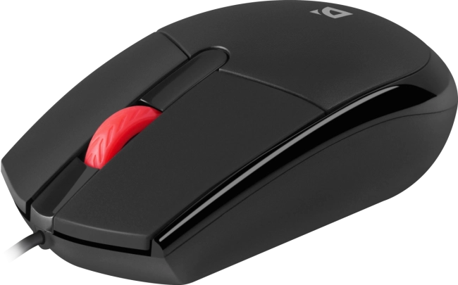 Defender Проводная оптическая мышь Delta MM-523 черн,3D,бесшумная,1,8м,1000dpi Defender 52523