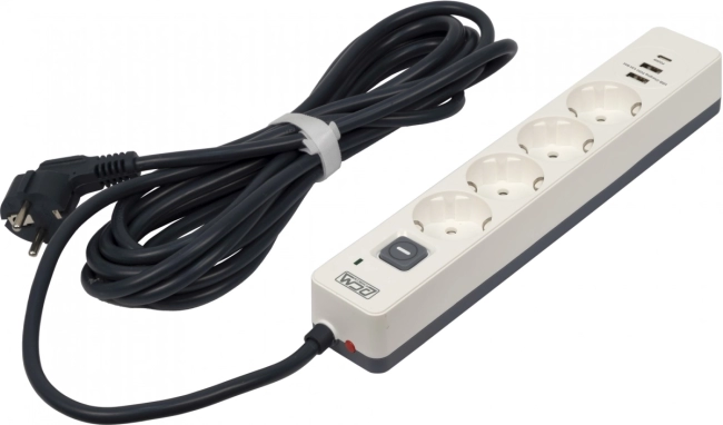 Сетевой фильтр-удлинитель PowerCom SP-01 USB2A1CW 3.0M Сетевой фильтр-удлинитель PowerCom SP-01 USB2A1CW 3.0M