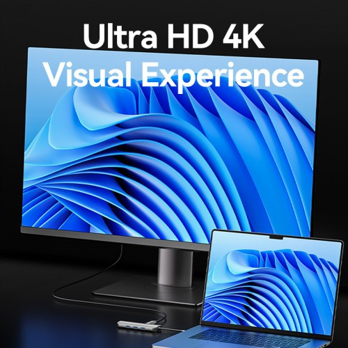 Мультифункциональный хаб Vention USB Type C 8 в 1 Vention TQKHB Мультифункциональный хаб Vention USB Type C 8 в 1 Vention TQKHB