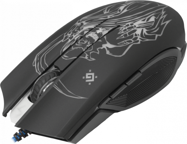 Defender Проводная игровая мышь Ghost GM-190L оптика,6кнопок,800-3200dpi Defender Ghost GM-190L Defender Проводная игровая мышь Ghost GM-190L оптика,6кнопок,800-3200dpi Defender Ghost GM-190L