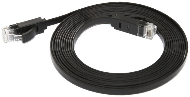 Greenconnect Патч-корд PROF плоский прямой 15.0m, UTP медь кат.6, черный, позолоченные контакты, 30 AWG, GCR-LNC616-15.0m, ethernet high speed 10 Гбит/с, RJ45, T568B Greenconnect RJ45(m) - RJ45(m) Cat. 6 U/UTP PVC 15м чёрный Greenconnect Патч-корд PROF плоский прямой 15.0m, UTP медь кат.6, черный, позолоченные контакты, 30 AWG, GCR-LNC616-15.0m, ethernet high speed 10 Гбит/с, RJ45, T568B Greenconnect RJ45(m) - RJ45(m) Cat. 6 U/UTP PVC 15м чёрный