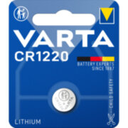 Батарейка Varta ELECTRONICS CR1220 BL1 Lithium 3V (6220) (1/10/100) (1 шт.) Varta PRIMARY LITHIUM CR1220 (06220101401)