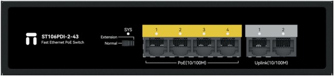 Коммутатор Netis ST106PDI-2-43 Коммутатор Netis ST106PDI-2-43
