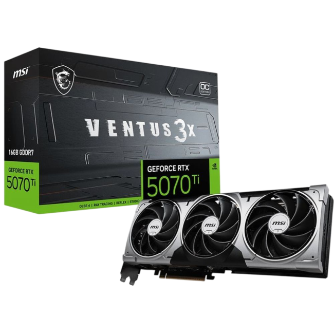 Видеокарта MSI GeForce RTX 5070 Ti Видеокарта MSI GeForce RTX 5070 Ti