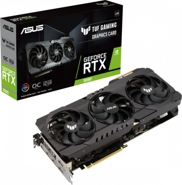 Видеокарта ASUS TUF RTX3080 O12G GAMING