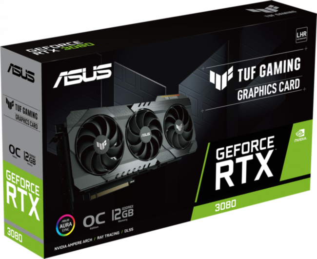 Видеокарта ASUS TUF RTX3080 O12G GAMING