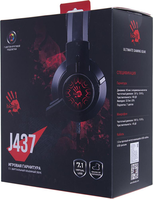 Наушники с микрофоном A4Tech J437 Наушники с микрофоном A4Tech J437