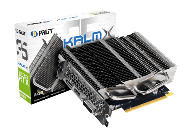 Видеокарта PALIT RTX3050 KALMX 6GB NE63050018JE-1070H