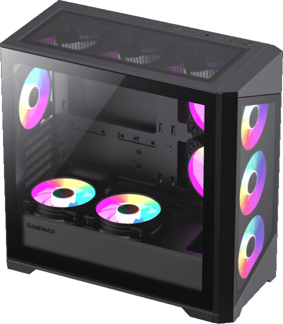 Компьютерный корпус mATX, без блока питания GameMax Destroyer TGB