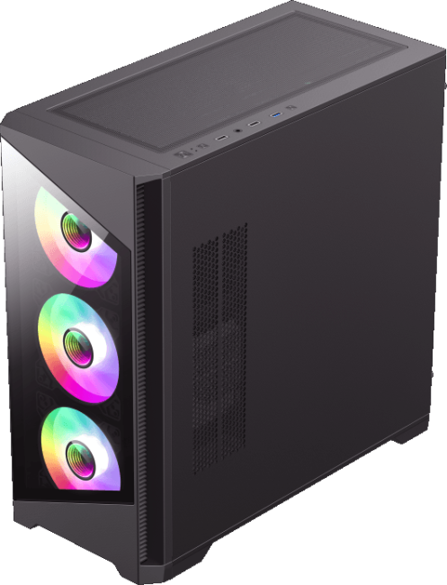 Компьютерный корпус mATX, без блока питания GameMax Destroyer TGB