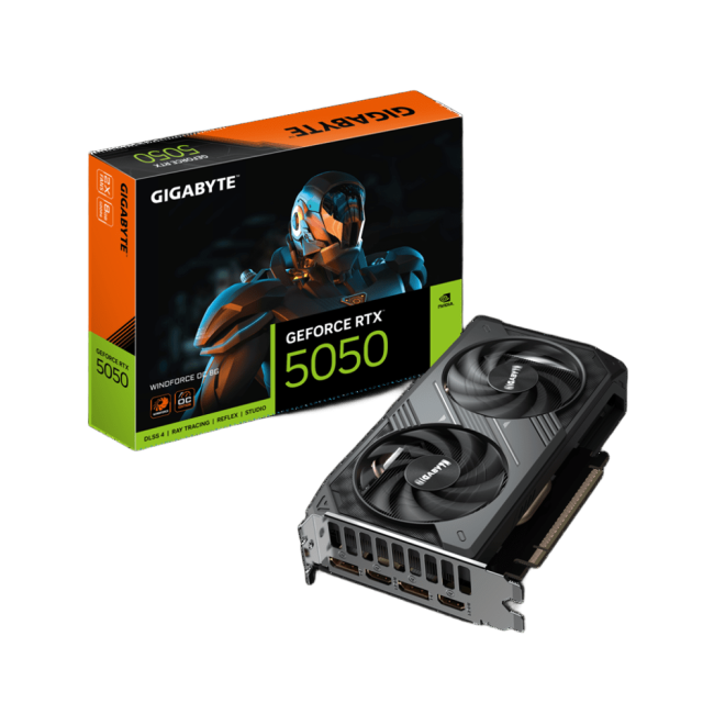 Видеокарта GIGABYTE GV-N5050WF2OC-8GD Видеокарта GIGABYTE GV-N5050WF2OC-8GD