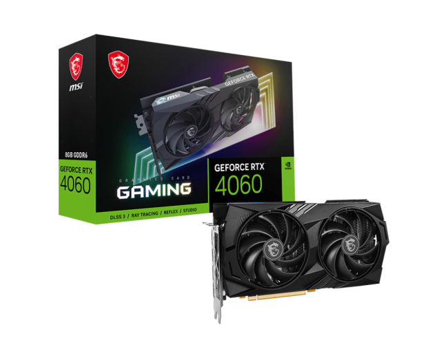 Видеокарта MSI GeForce RTX 4060 GAMING 8G