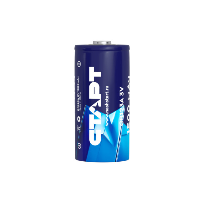 Элемент питания Батарейка литиевая СТАРТ CR123А 1500мАч Элемент питания Батарейка литиевая СТАРТ CR123А 1500мАч