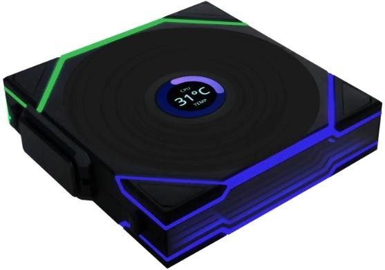 Вентилятор для корпуса Lian-Li G99.12TLLCD1W1B.R0 Вентилятор для корпуса Lian-Li G99.12TLLCD1W1B.R0