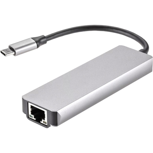 Адаптер USB 3.1 Type-Cm ->HDMI A(m) 4K@30Hz, RJ45, 2XUSB3.0, PD, iOpen <ACU435M> VCOM ACU435M