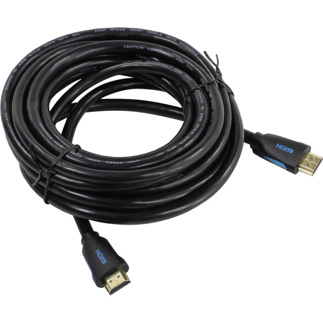 Кабель Vention HDMI High speed v2.0 with Ethernet 19M/19M - 5м Vention VAA-M01-B500 Кабель Vention HDMI High speed v2.0 with Ethernet 19M/19M - 5м Vention VAA-M01-B500