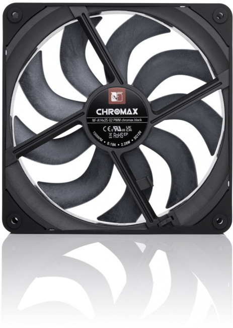 Кулер для корпуса Noctua NF-A14x25 G2 PWM chromax.black.swap Кулер для корпуса Noctua NF-A14x25 G2 PWM chromax.black.swap