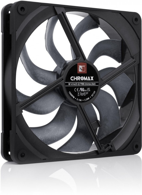 Кулер для корпуса Noctua NF-A14x25 G2 PWM chromax.black.swap Кулер для корпуса Noctua NF-A14x25 G2 PWM chromax.black.swap