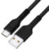 Кабель 0.5m TypeC, QC, черный, черный ПВХ Кабель 4PH 0.5 м (4PH-R90124)
