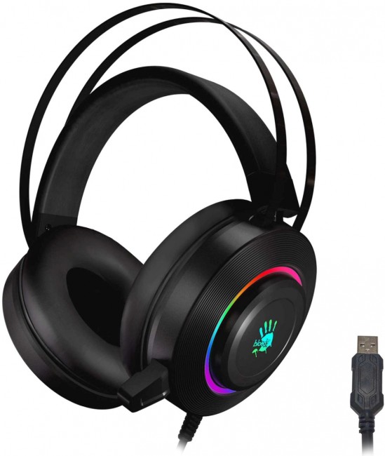Наушники с микрофоном A4Tech G521 (BLACK) Наушники с микрофоном A4Tech G521 (BLACK)