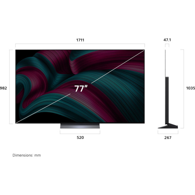 Телевизор 77'' LG LG OLED77C5RLA.ARUG