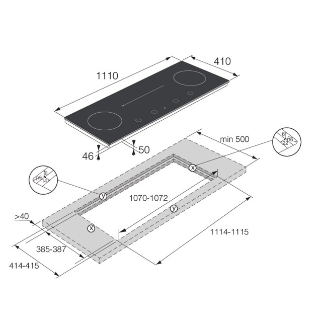 Варочная панель ASKO Встраиваемая варочная панель Asko HID144MFC
